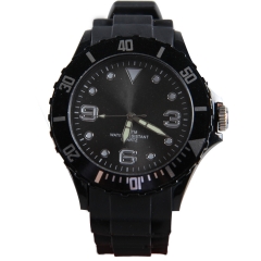 10ATM Silicone Wrist Watch 43MM Unisex for Christmas gift Promot