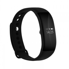 V6Smart Bracelet Black Color Real-time motion monitoring Incoming call firewall