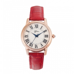 New fashion alloy leather city female quartz watch