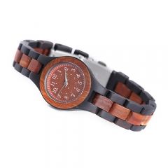 Custom Top-Quality  business Wooden  Quartz wrist Watch