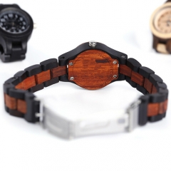 Custom Top-Quality  business Wooden  Quartz wrist Watch