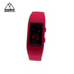 smart bracelet colorful strap digital display sport bracelet silicon material