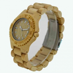 Best Sale Analog high-grade  Gents wooden Quartz  Wrist Watches