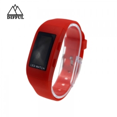 smart bracelet colorful strap digital display sport bracelet silicon material