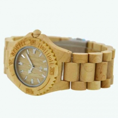 Best Sale Analog high-grade  Gents wooden Quartz  Wrist Watches