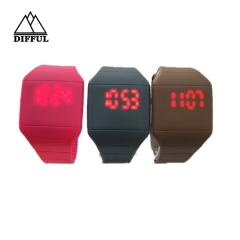 slight watch silicon watch LED watch with digital display watch special watch