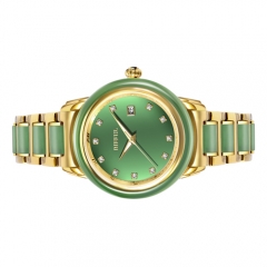 New Arrival Real Jade Watches Sapphire Glass Quartz Men Watch