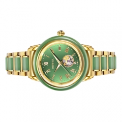 OEM retail luxury gift China traditional Hetian jade watch