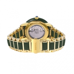 Custom Top-Quality hot sale man Mechanical  jade  wrist Watch