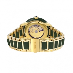 Luxury Swiss Mechanical Movement Hetian Jade Watch