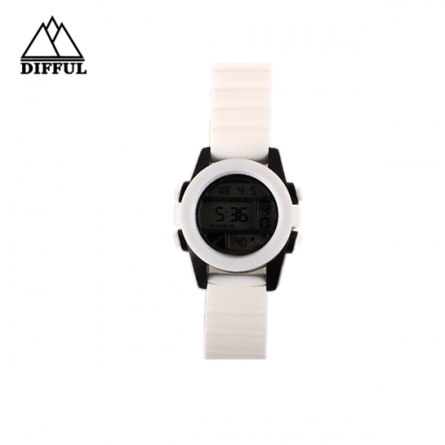 digital watch with singal movement alloy case watch sports watch silicon  watch